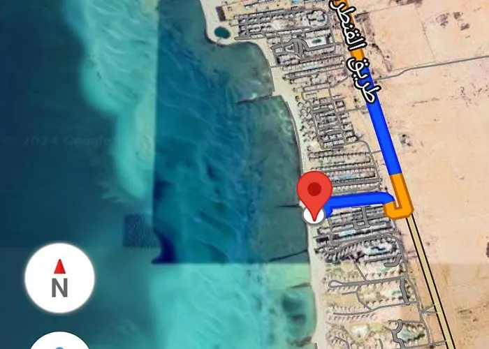 Aparthotel سياحي مكيف صف أول علي البحر مباشره ومكيف وبحديقه خاصه